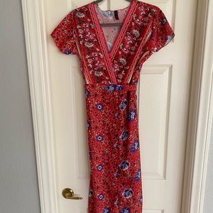 Floral Wrap Dress